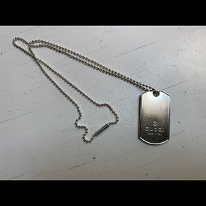 Gucci Dog Tag 925 Silver